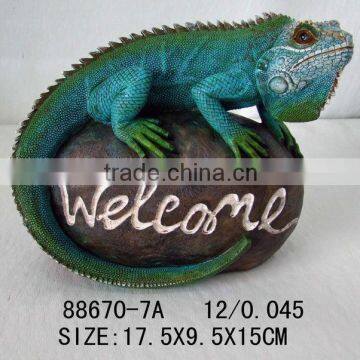 Decoration Iguana polyresin lizard