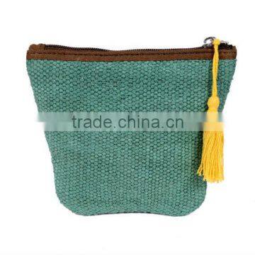 Natural Fibres Cotton Boat Shape Pouch