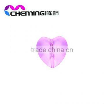 Wholesale new crystal plastic heart beads