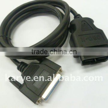 OBD II M(12V) to DB25F cable