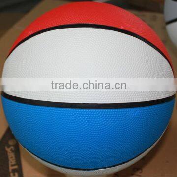 custom print logo rubber basketbal size 6