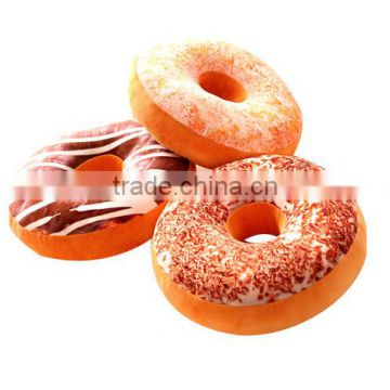 Creative Plush Simulation Donut Cushion Decorative Sofa Pillows Christmas Birthday Gift Toy