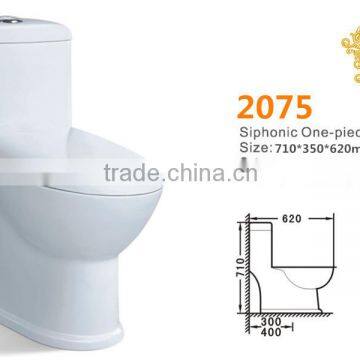 2075 China Bathroom Modular Homes Siphonic wc Water Closet One Piece Toilet photo-2