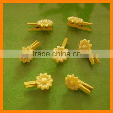 Wooden Clip, Sunflower Clip Supplier