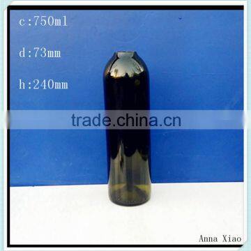 750ml tall glass bottles for flower glass vases