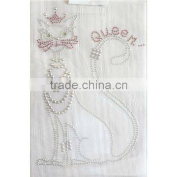 Rhinestone Iron On Transfer Hot fix Queen Decor Best /Fashion Design Embroidery