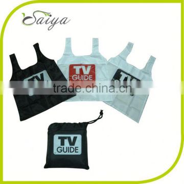 Printed polyester carrier bag