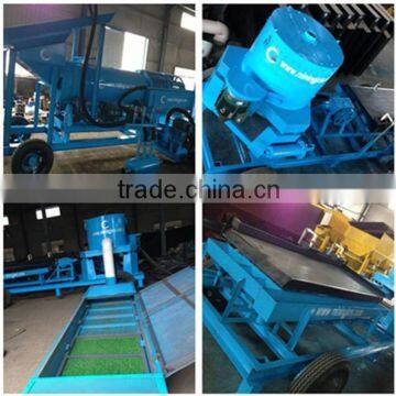 40T/H Complete Set Alluvial Gold Concentrator Gold Shaking Table photo-4