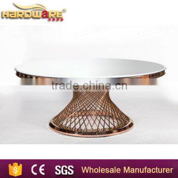 MDF wholesale round moon wedding banquet table dining table                        
                                                                                Supplier's Choice