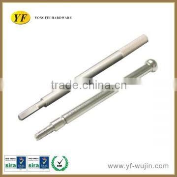 Customized brass shaft pin, brass axle shaft