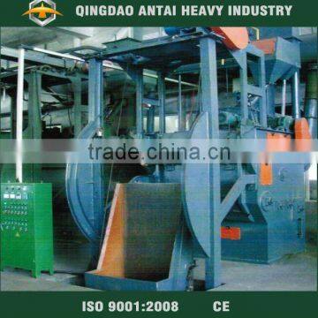 Automatic track conveyor belt shot blasting machine