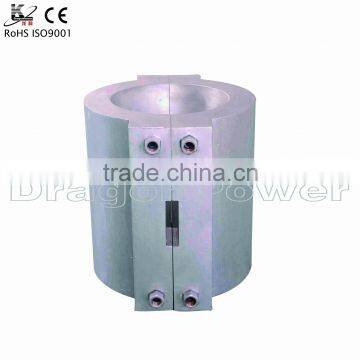 Cast aluminum heater for blowing moulding machine