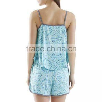 Wholesale Sexy Summer Women Rayon Spandex Short Pajama Set