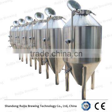 Beer brewing equipment dimple plate conical fermentation tanks for sale