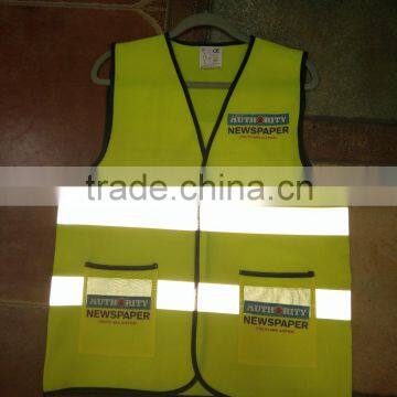 Promotion Green Reflect Vest for Advertising