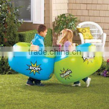 Anbel Set of 2 Bouncy Bumper Boppers Toys Tumbling Inflatable Fun Kids Bumper Ball