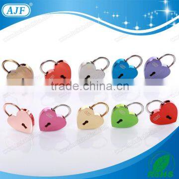 AJF NEWEST Hot Selling Metal Gold Big Working Heart Love Padlock photo-6