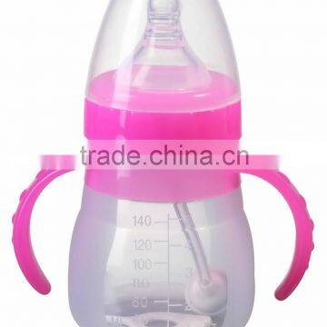 300ML Wide Neck Silicone Baby Feeding Bottle Manufacturer photo-4