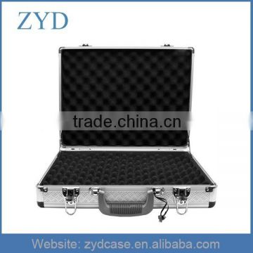 Aluminum diamond plate padding gun protective case, ZYD-MR664