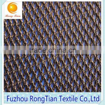 Wholesales polyester tricot knitted K318 rhombus mesh fabric for bags liner