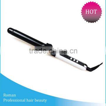 Newest Ceramic coated LCD display rotating hair curler