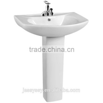 Good quality ceramic hand wash basin bathroom pedestal sink 953