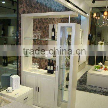 Modern white european style living room divider