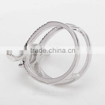 Wholesale Micro Pave CZ Ring 925 Sterling Silver Ring Designs for Girl photo-2