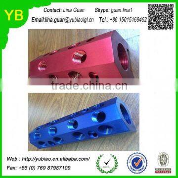 Custom AL material anodized lathe parts from china supplier ISO9001 Passed