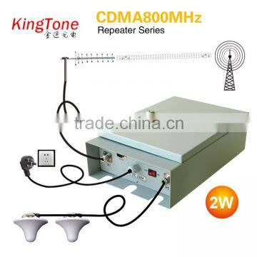 China professional repeater supplier CDMA800MHz signal repeater 2watts output power booster 33dBm indoor mobile signal booster