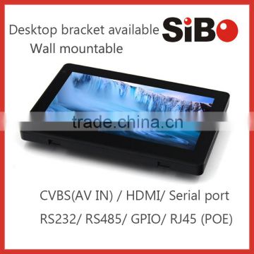 7" Wall Mount Industrial RS485 POE Android Tablet With USB Jumper