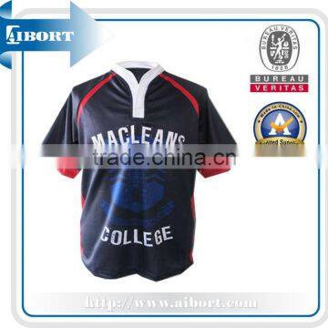 SUBRG-878 mens rugby jersey for school with names and numbers