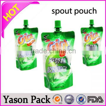 Yason Stand Up Spout Pouch Clear Drink