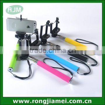 Extendable Selfie Stick with Cable Handheld Monopod