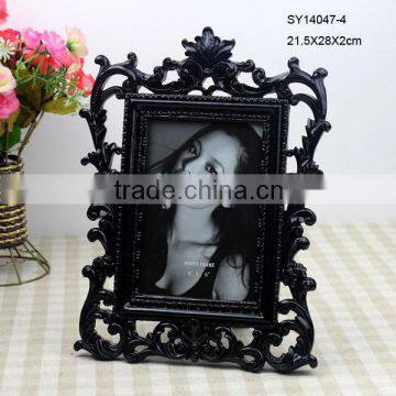 Black color elegant resin handmade photo frames designs