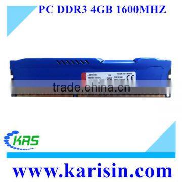  china hot selling cheap hyper-x ddr3 ram 4gb 1600mhz 1866mhz with heat sink