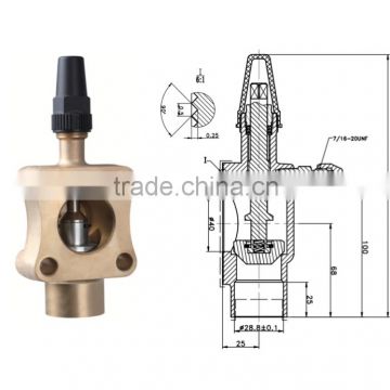 Sanrong Brass Compressor Service Valve, Refrigerant Compressor Valve