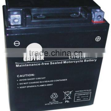 Maintenance free Motorcycle Batteries YTX7-BS 12v 6ah