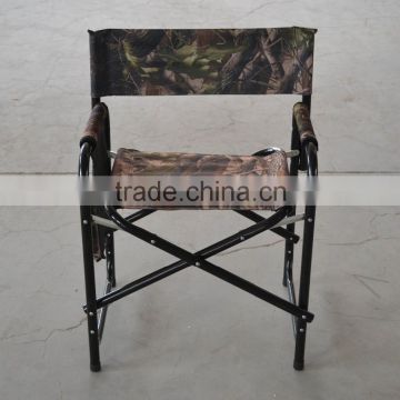 Folding metal frame director chair