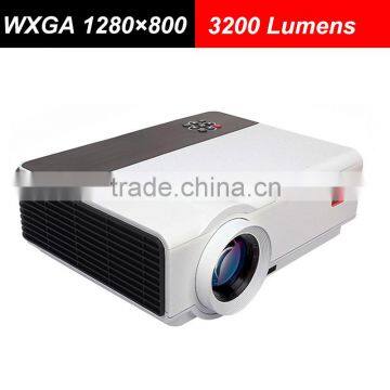 Factory Price Full HD LED Home Cinema WXGA 1280x800 3200 Lumens HDMI Support 1080P Smart Projector