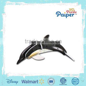 3d animal puzzle dolphin model children toys