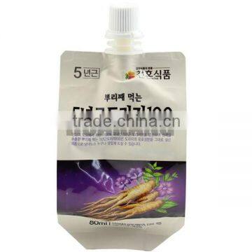 Stand up and Plastic Beverage Liquid Packaging Spout Pouch