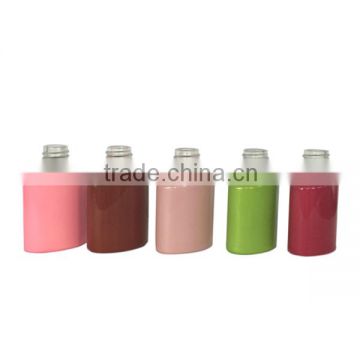 wholesale custom fashion colorful bottle glass nail polish, empty glass nail color packaging bottle