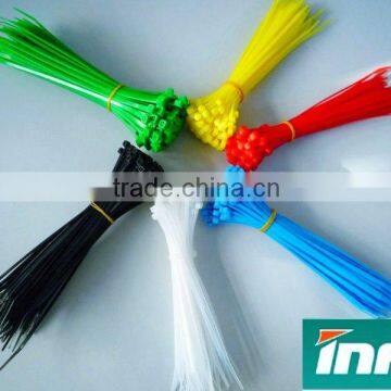 reusable nylon cable tie adjustable releasable flexible plastic tie