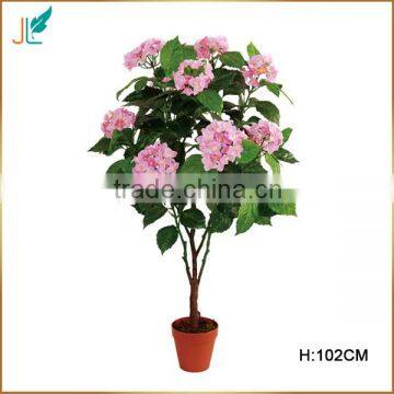 high simulation potted hydrangea flower tree bonsai tree for sale