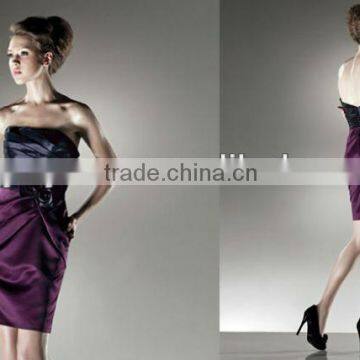 Popular Suzhou Career Dress Short Strapless Pleated Backless Party Dress 2013 XYY-k47-8