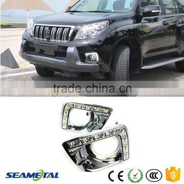 12V LED Fog Lamp Car Specific LED Daytime Running Lights DRL For Toyota Land Cruiser Prado 2010 2011 2012 2013 Fog Lights