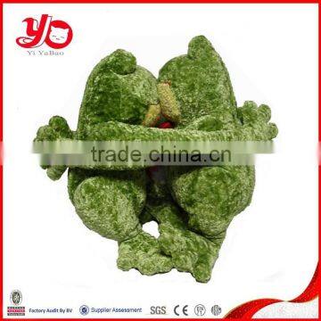 Attractive Design Stuffed Frog Toys for Valentine's Day, Green Frog Plush Toy photo-5