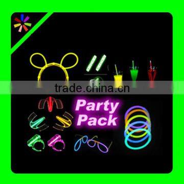 happy night glow hairpin,glow stick bracelet,glow rings glow eyeglasses