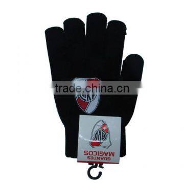 Online Shopping Colorful Winter Custom Acrylic Magic Gloves Fashion Knitting Glove